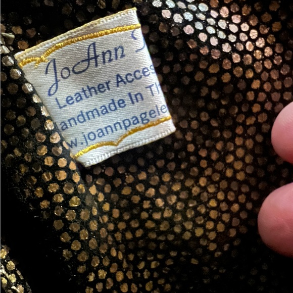 Jo Ann Page Short Kachi Cognac Hornback Lizard & Chicas Cow, Full-grain Leather - Picture 9 of 14